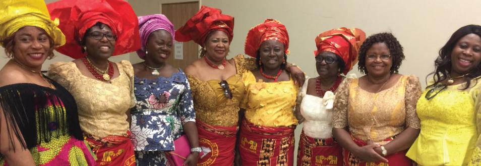 Some Adaigbo members at the 2017 Igbo day